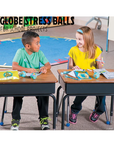 Paquete de 24 Pelotas de Espuma Suave Mini Globo 6.35 cm