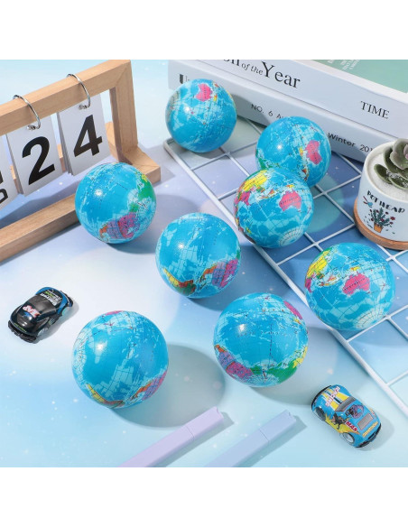 Paquete de 24 Pelotas de Espuma Suave Mini Globo 6.35 cm