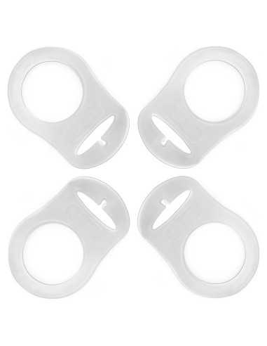Anillos de Silicona PUTSKA para Chupete - 4 Piezas, Libre de BPA