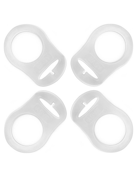 Anillos de Silicona PUTSKA para Chupete - 4 Piezas, Libre de BPA