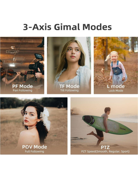 Cámara portátil ORDRO M5 5K con estabilización 3 ejes