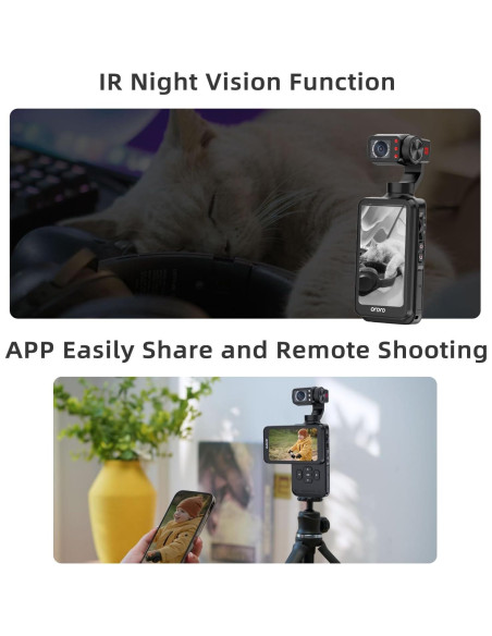 Cámara portátil ORDRO M5 5K con estabilización 3 ejes