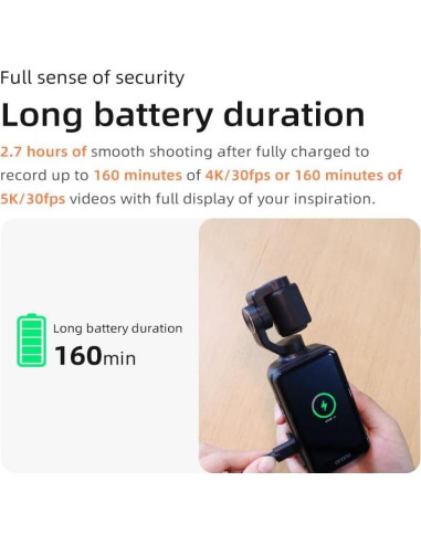 Cámara portátil ORDRO M5 5K con estabilización 3 ejes