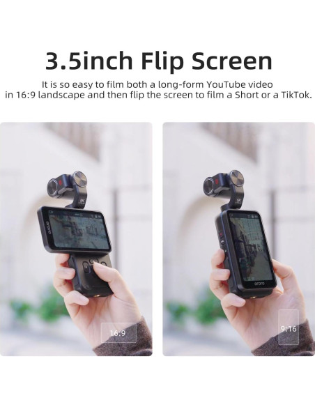 Cámara portátil ORDRO M5 5K con estabilización 3 ejes