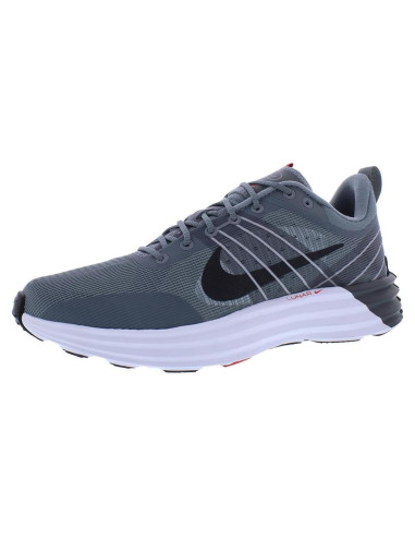 Nike Lunar Roam Zapatos Hombre Talla 11 Gris Rojo