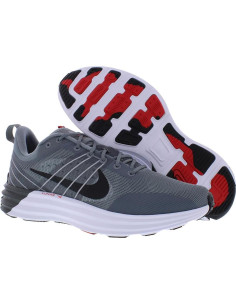 Nike Lunar Roam Zapatos Hombre Talla 11 Gris Rojo 2