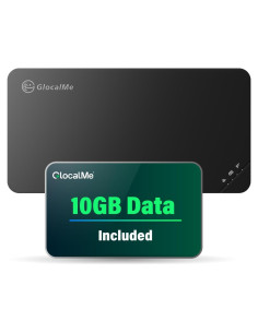 GlocalMe U3 Hotspot Móvil 4G LTE 10GB para Viajes