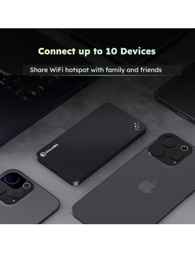 GlocalMe U3 Hotspot Móvil 4G LTE 10GB para Viajes