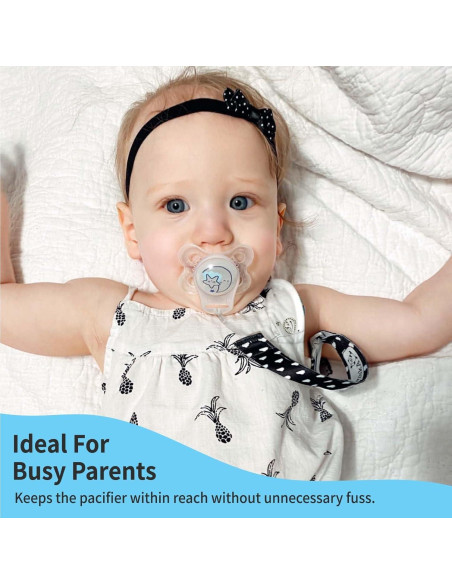 Anillos de Silicona PUTSKA para Chupete - 4 Piezas, Libre de BPA