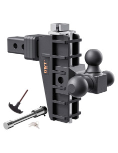 Enganche de Remolque Ajustable GWTAUTO GA17 6" Caída Tri-Bola