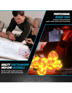 Enganche de Remolque Ajustable CROSSHIP 26,000 LBS 6" 2