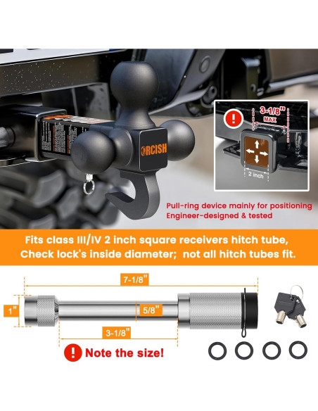 Enganche de Remolque Giratorio 360 ORCISH BM - 3 Bolas