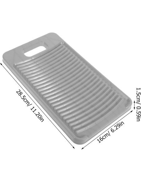 Tablón de Lavar Plástico Ciieeo 28.4x16cm Antideslizante