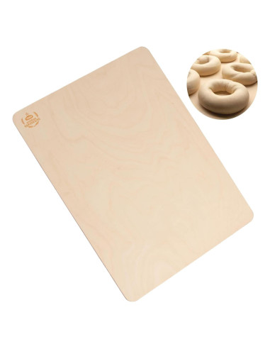 Tabla de Prueba de Madera Abedul 66x45 cm Engrosada - Ideal para Panadería