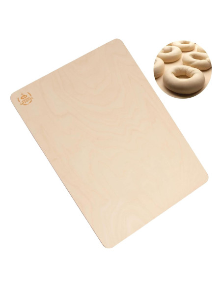 Tabla de Prueba de Madera Abedul 66x45 cm Engrosada - Ideal para Panadería