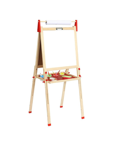 Caballete de Madera Doble Cara Easy Playhouse Flat River 68.6-129.5 cm