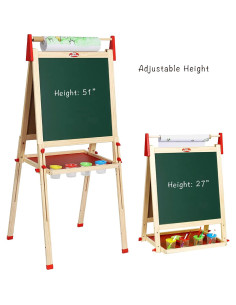 Caballete de Madera Doble Cara Easy Playhouse Flat River 68.6-129.5 cm 2