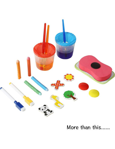 Caballete de Madera Doble Cara Easy Playhouse Flat River 68.6-129.5 cm