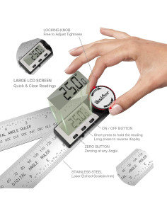 Transportador Digital DEGLASERS 400mm Acero Inoxidable LCD 2