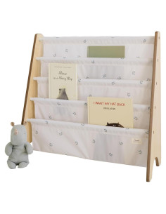 Estantería de Libros 3 Sprouts de Tela Reciclada 4 Niveles