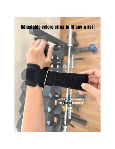 Ganchos de Levantamiento de Pesas Roam & Wrap - Neopreno Grueso