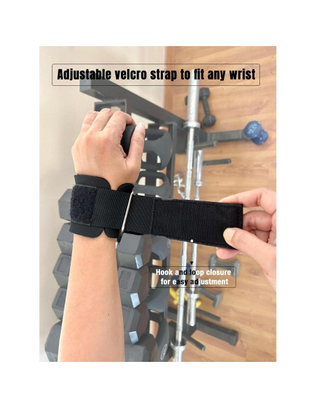 Ganchos de Levantamiento de Pesas Roam & Wrap - Neopreno Grueso