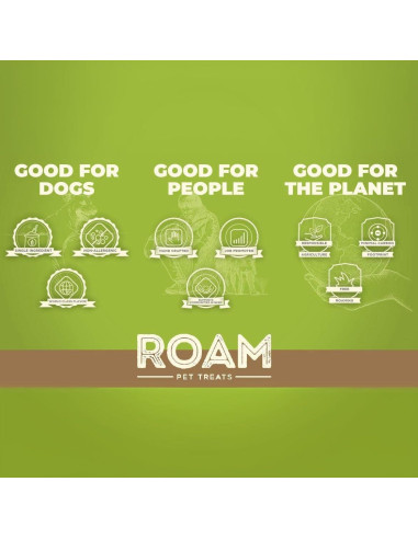Golosinas para Perros ROAM PET TREATS Ossy Chops 2pk 160g