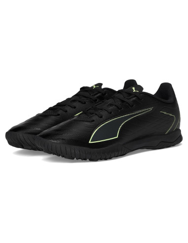 Zapatillas de Fútbol Turf PUMA Ultra Play Hombre Negro Verde