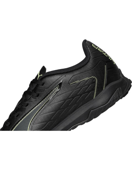Zapatillas de Fútbol Turf PUMA Ultra Play Hombre Negro Verde