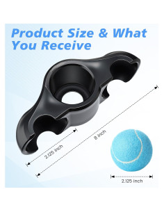 Kit de 4 Adaptadores de Pies Oscilantes VioraWhite + 10 Pelotas 2