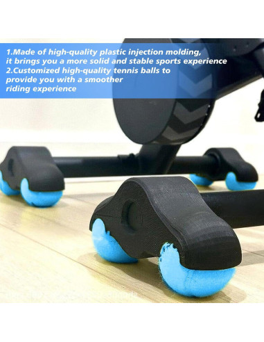 Kit de 4 Adaptadores de Pies Oscilantes VioraWhite + 10 Pelotas