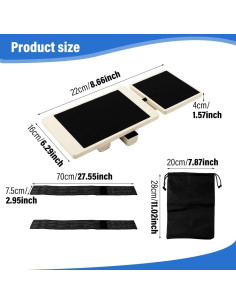 Tabla de Equilibrio Antideslizante Ranjaner para Rehabilitación 2