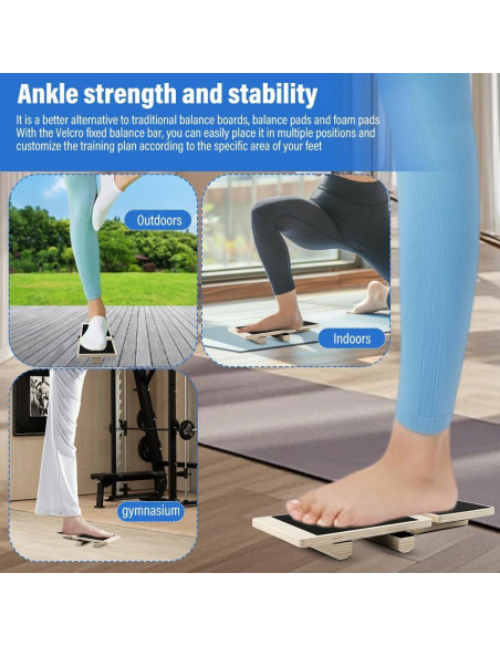 Tabla de Equilibrio Antideslizante Ranjaner para Rehabilitación