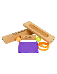 Tabla de Equilibrio QYRCXX de Corcho 35cm - Fortalecedor de Pies