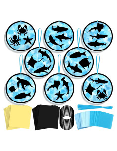 30 Piezas Atrapasueños de Papel Oceánico AmazingSpark DIY