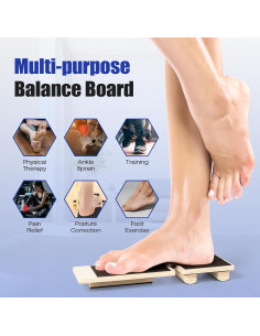 Tabla de Equilibrio Enmja para Tobillo y Pies - Alivio Fascitis Plantar 2