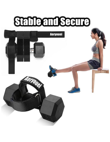 Accesorio de pie Aeryouei para mancuerna ajustable - Pesas de tobillo
