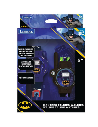 Relojes Walkie-Talkie Batman Lexibook 2 Piezas 200m Alcance