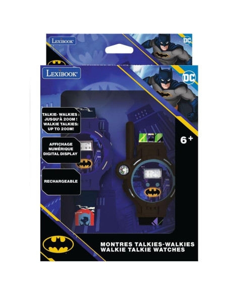 Relojes Walkie-Talkie Batman Lexibook 2 Piezas 200m Alcance