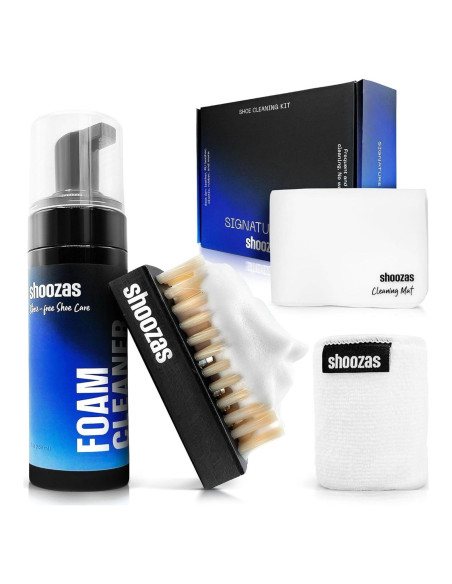 Kit de Limpieza de Zapatos Shoozas - Espuma Rápida y Efectiva