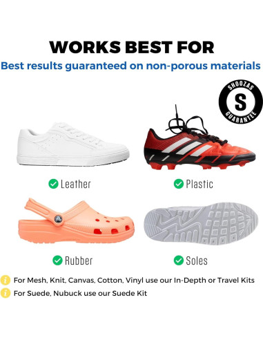 Kit de Limpieza de Zapatos Shoozas - Espuma Rápida y Efectiva