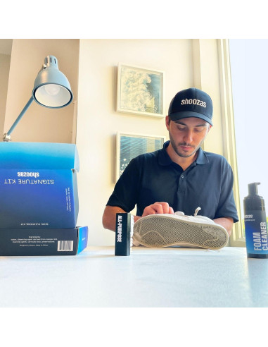 Kit de Limpieza de Zapatos Shoozas - Espuma Rápida y Efectiva