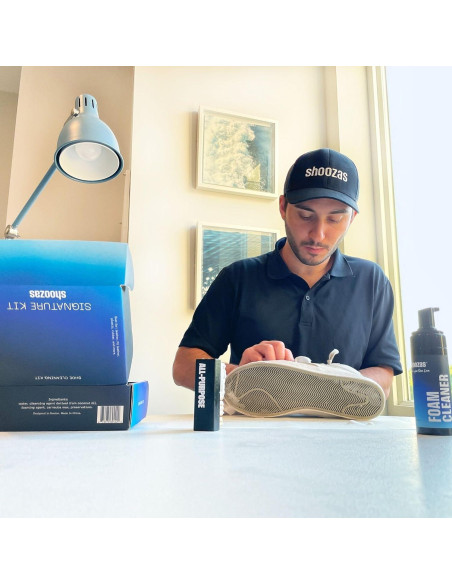 Kit de Limpieza de Zapatos Shoozas - Espuma Rápida y Efectiva