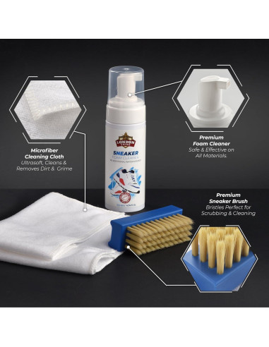 Kit de Limpieza de Zapatillas London Shine - 3 en 1