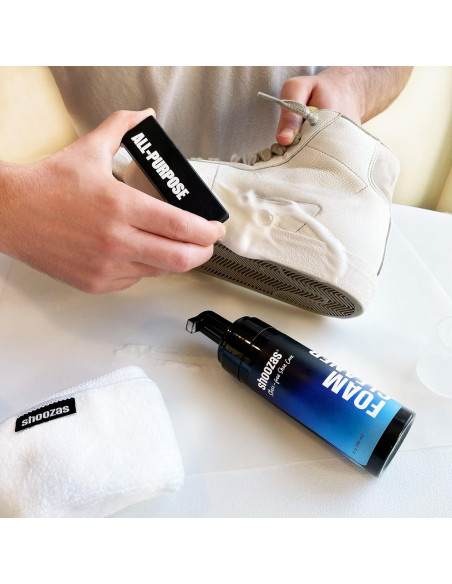 Kit de Limpieza de Zapatos Shoozas - Espuma Rápida y Efectiva