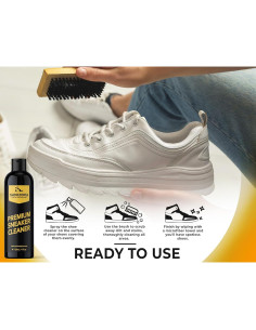 Kit de Limpieza de Zapatos Shoozopia 4oz con Cepillo y Toalla 2