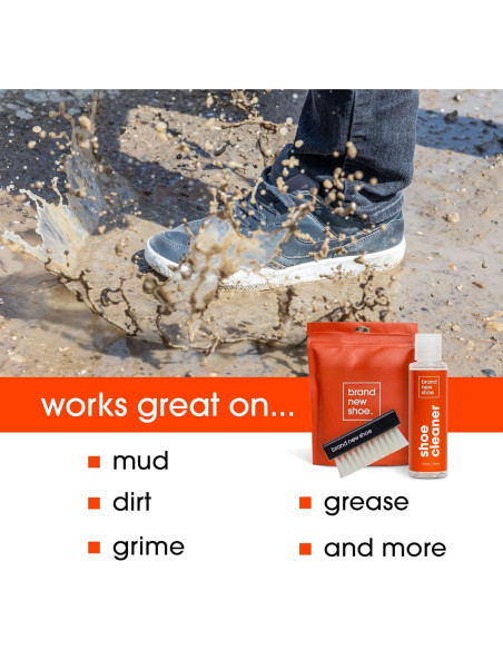 Kit de Limpieza de Zapatos Brand New 4oz - A Base de Agua