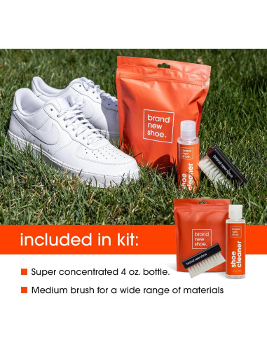 Kit de Limpieza de Zapatos Brand New 4oz - A Base de Agua
