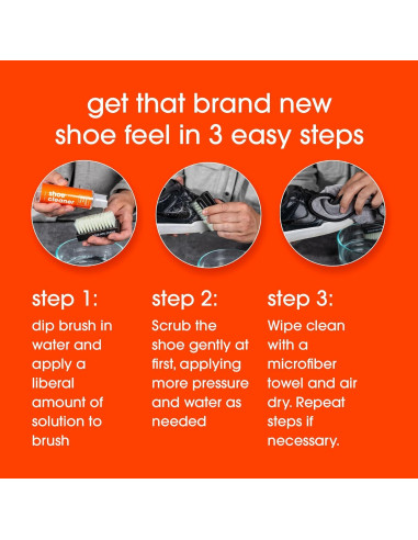 Kit de Limpieza de Zapatos Brand New 4oz - A Base de Agua