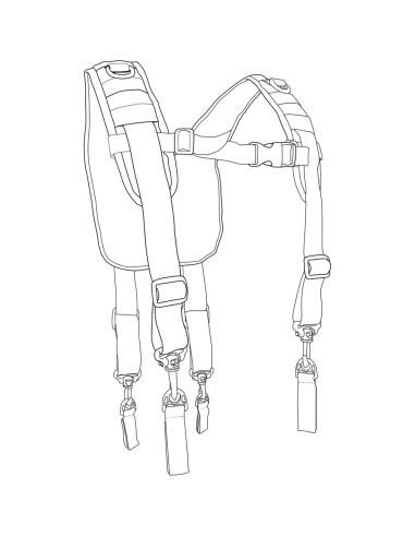 Tirantes Tácticos Dr.TOUGH Ajustables para Cinturón de Herramientas